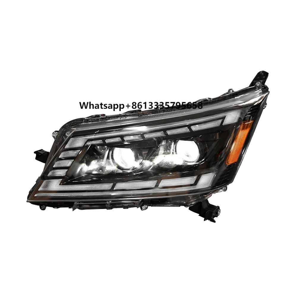 

For Hiace 2019-2022 Car Front Lamps Assembly Upgrade LED Auto Headlight Dual Beam Lens Dynamic Turn Signal Light Accessories