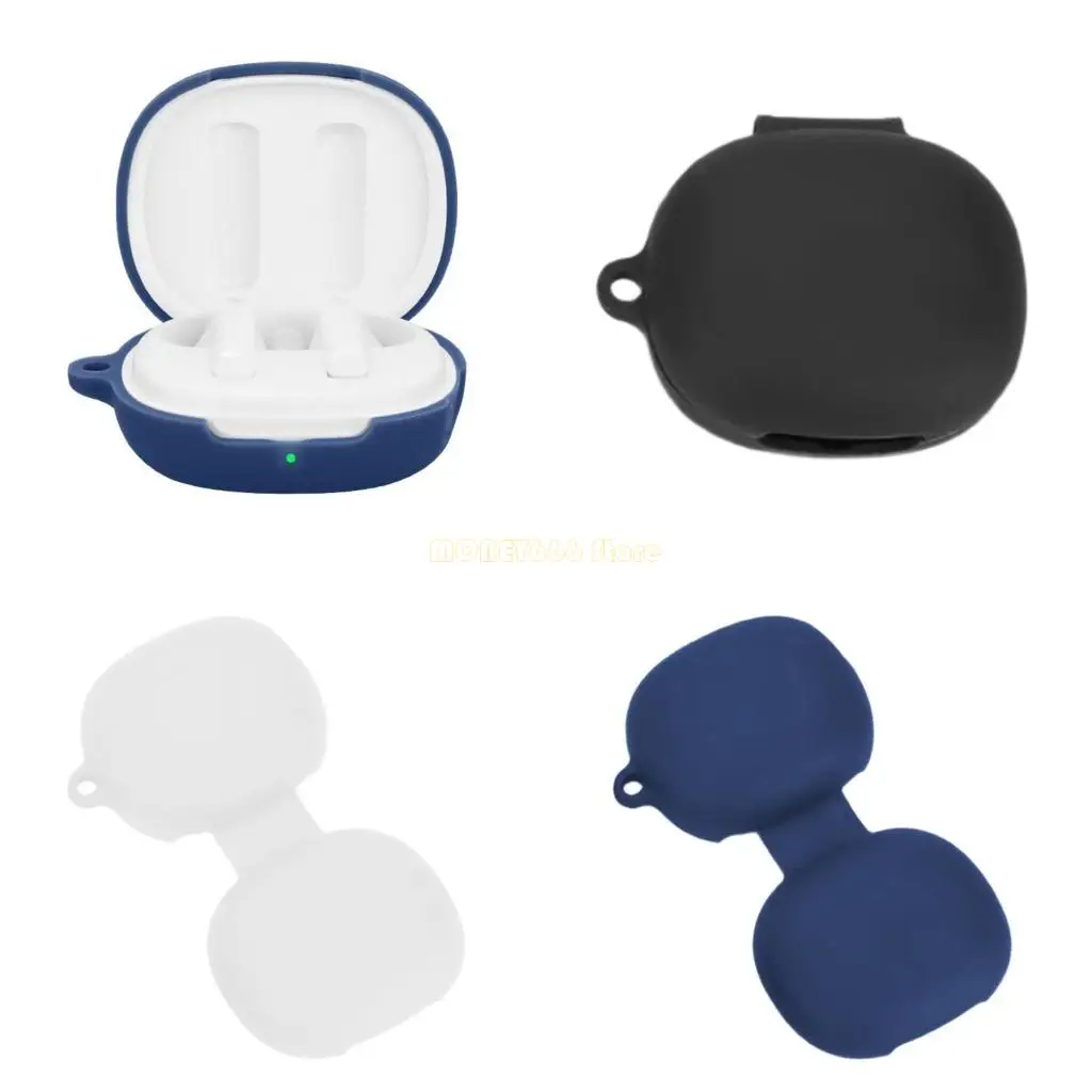 غلاف سماعة F62C غلاف مقاوم للصدمة علبة غلاف الجلد المضاد للحيوانات القابلة للغسل قذيفة سيليكون قابلة للغسل تعزز قبضة AILEBUDS