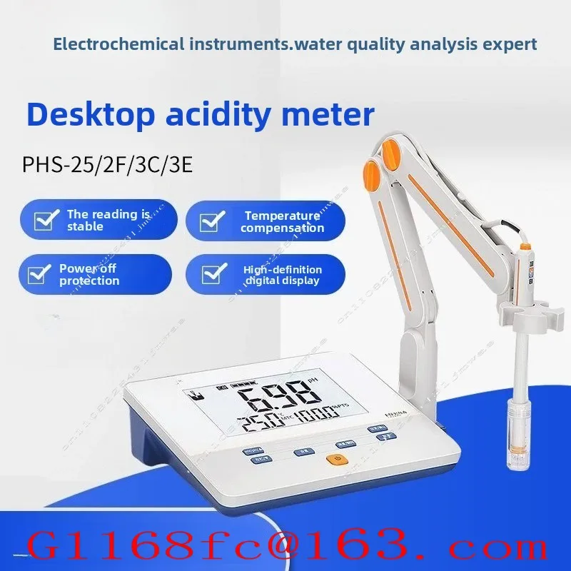 High Quality Professional PHS-25 Precision Desktop Digital PH Meter PH Tester Parts