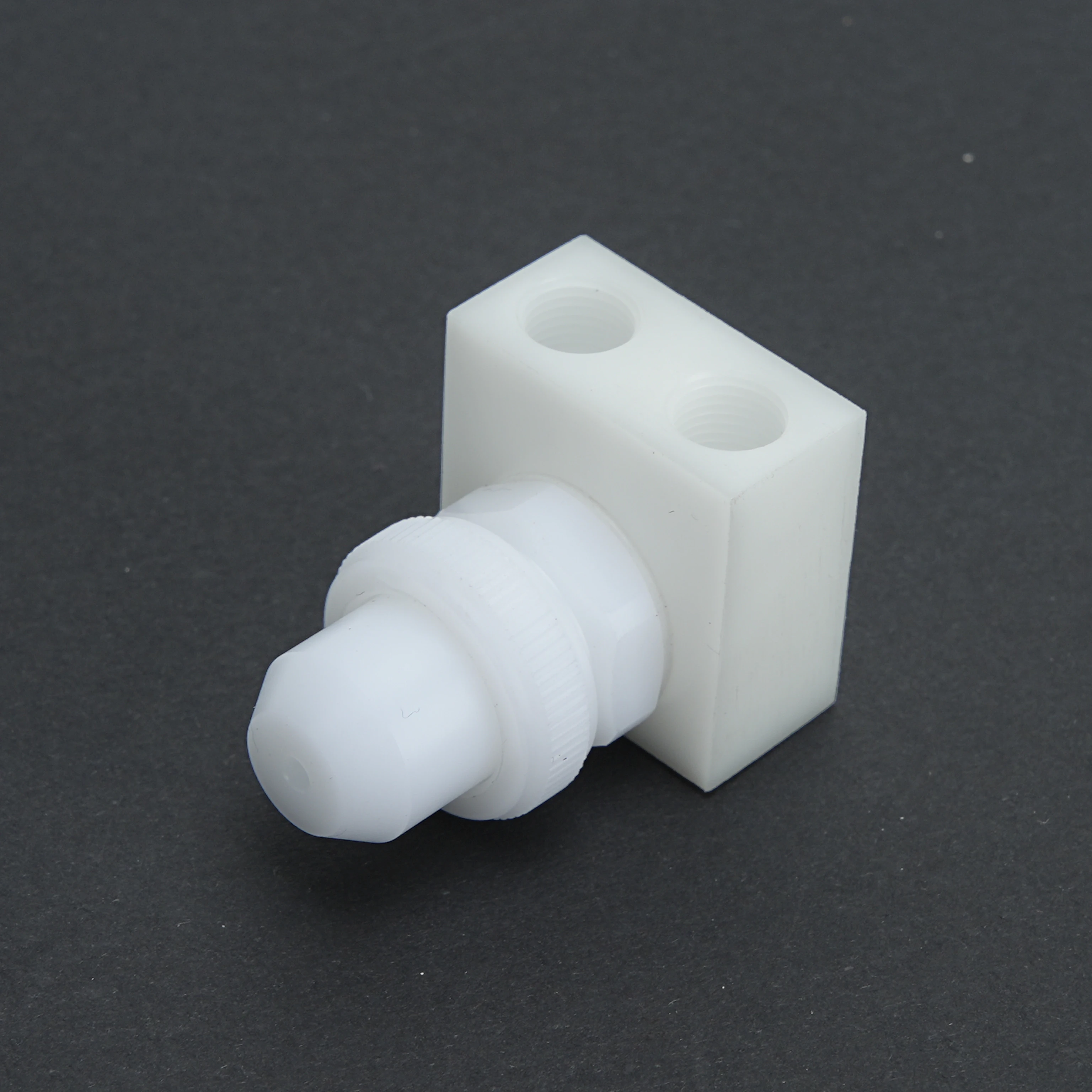 

Plastic JAC non-adjustable air atomizing nozzle dual-fluid mixing spray head water mixing nozzle cleaning fan-shaped nozzle