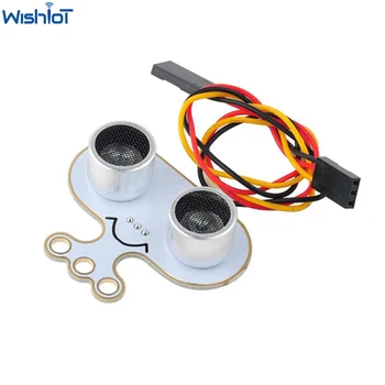 ELECFREAKS Micro:bit Octopus Sonar:bit moduł ultradźwiękowy 3-5V dla Arduino Microbit robot dydaktyczny inteligentny samochód unikanie przeszkód