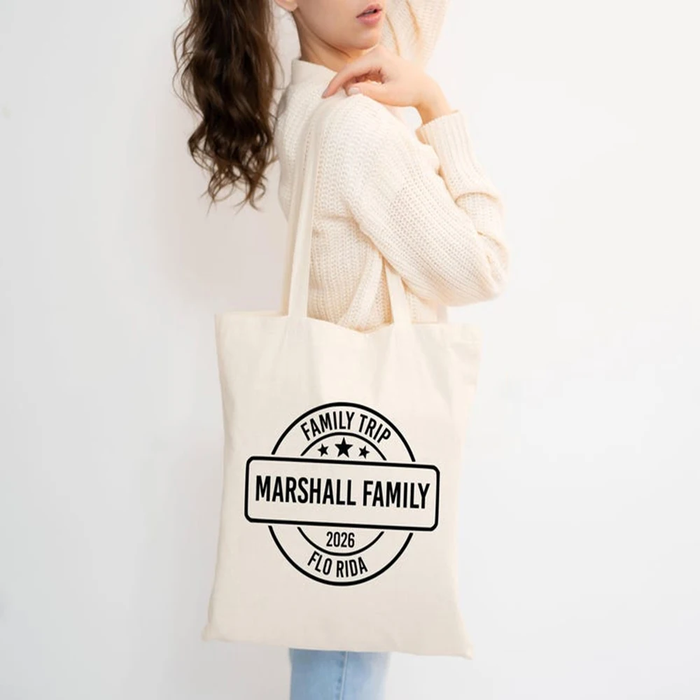 Custom Beach Bag Large Capacity Tote Personalized Name Summer Vacation Travel Bag Family Pool Party Gift For Women Girls