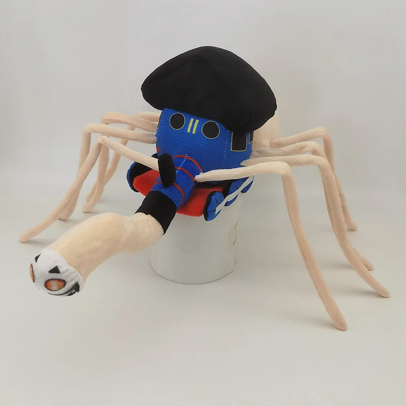 

Train Spider Thomas Plush Toy 36cm Horror Meme Soft Stuffed Spider Thomas The Tank Engine with Long Legs Fans Kids Birthday Gift
