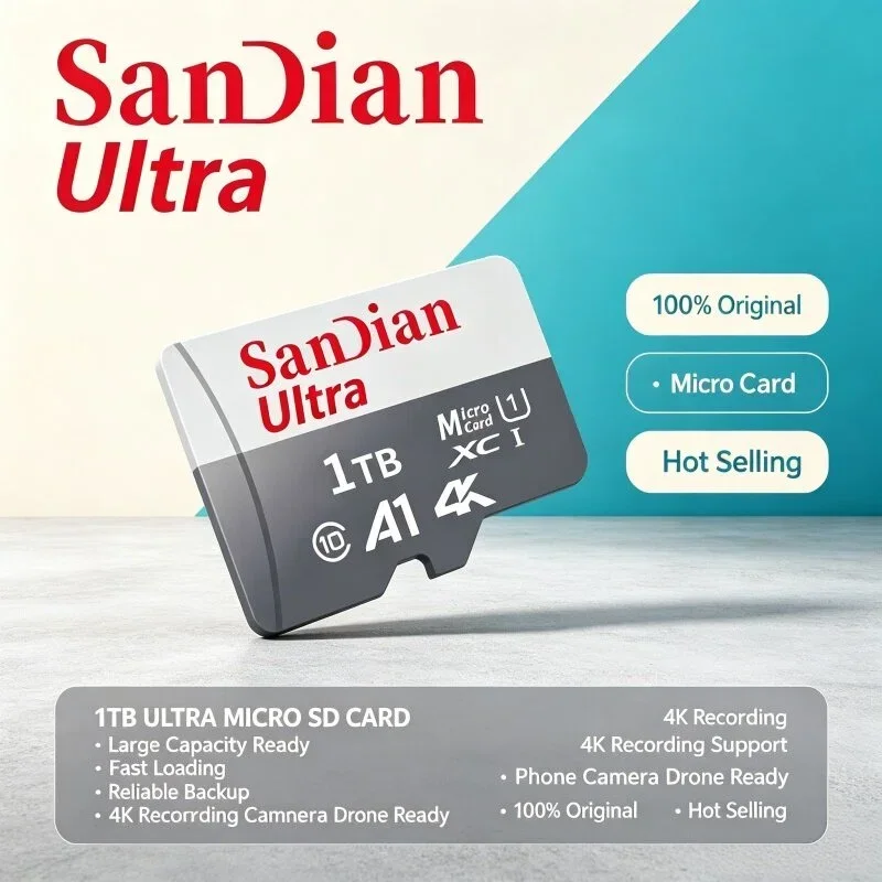Micro TF SD Card 128GB 256GB Security Camera Fast Read Write Class 10 Reliable Pro Max Unit Plus System High Speed Durable Extra