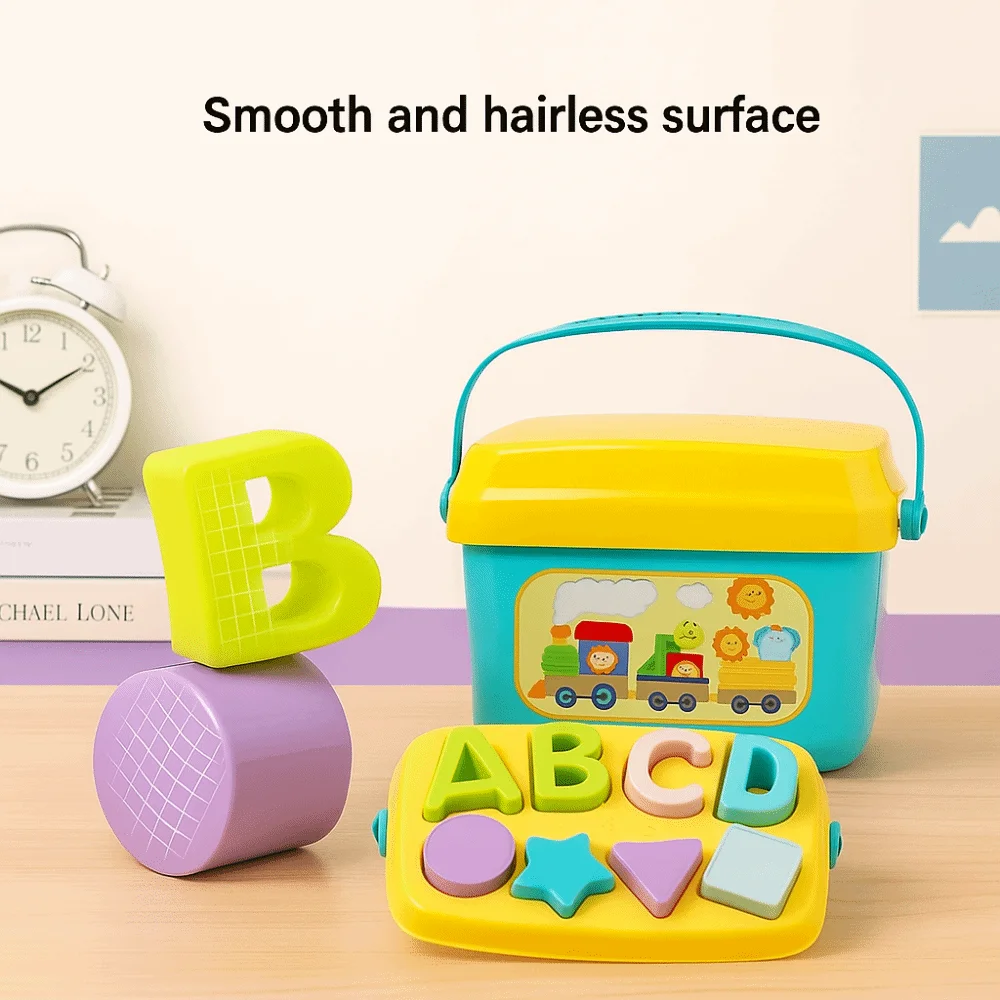 Blocs de lettres colorés, matériel éducatif sûr, reconnaissance des couleurs, Durable, léger, forme de l'alphabet, apprentissage préscolaire