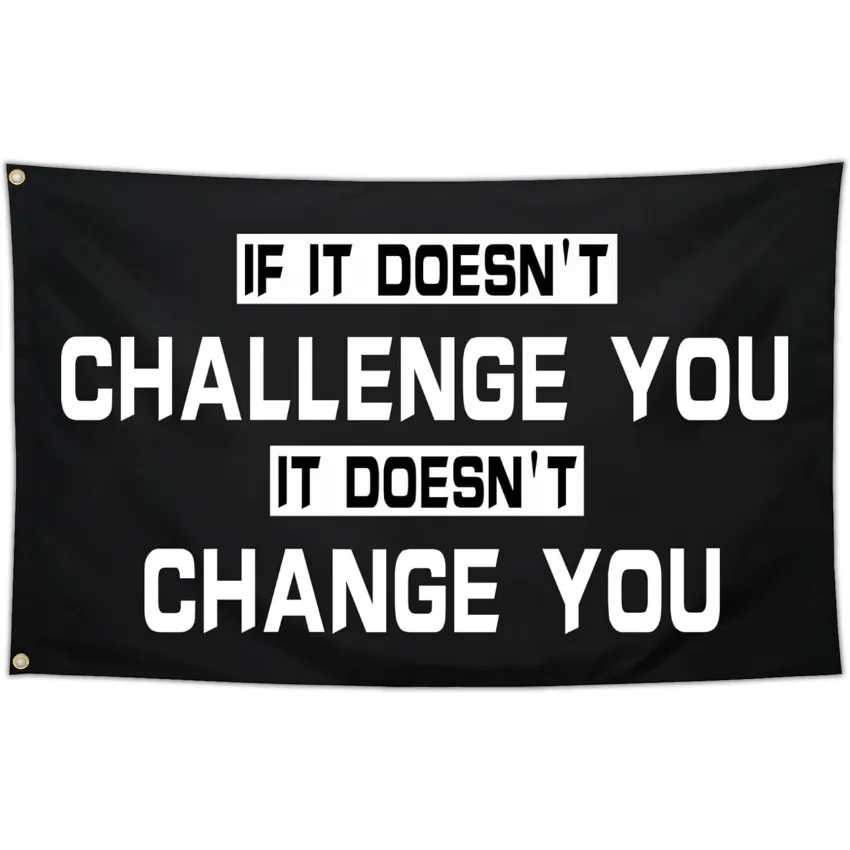 Discipline Motivational Flag Inspirational Gym Wall Flag Fitness Motivation Banner Room Decor for Home Office Workout Space