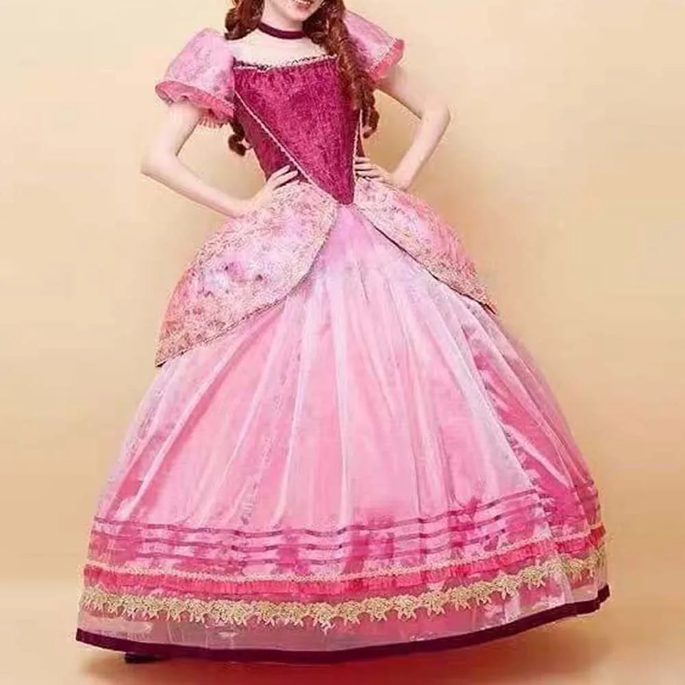 

2026 Top Quality Cinderella Sister Anastasia Drizella Cosplay Costumes Dress Costume For Adult Women Halloween Birthday Party