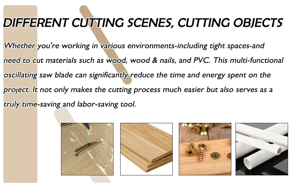 PAYA Bi-Metall 1-1/4" 90 ° Reach Oszillierende Sägeblätter [Patentiertes Design] Oszillierende Multifunktionswerkzeug-Klingen für Schmale oder Eckige Schnitte – Detail 5