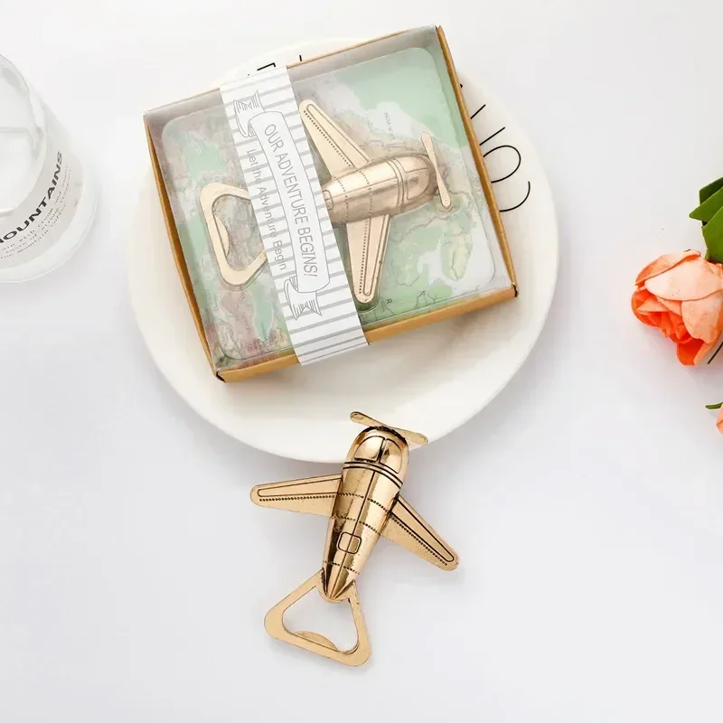 20pcs Airplane Beer Bottle Opener Creative Small Gifts Daily Home European-style Wedding Wedding Return Gift Small Gift