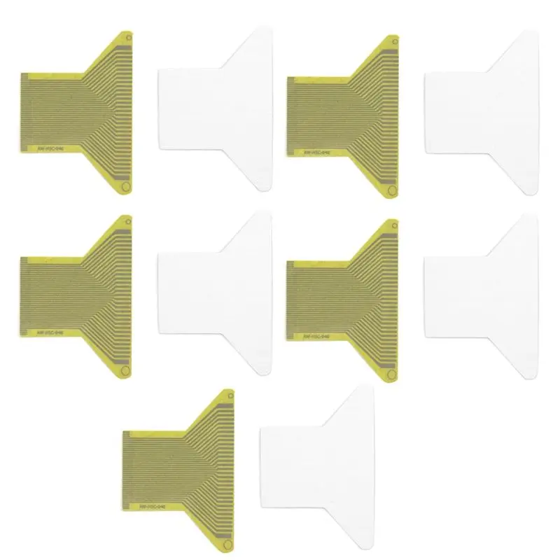A54P-10Pcs Car Instrument Diagnostic LCD Screen Display Ribbon Flat Cable For VW Fox Golf G4 Ribbon Pixel Repair Connector