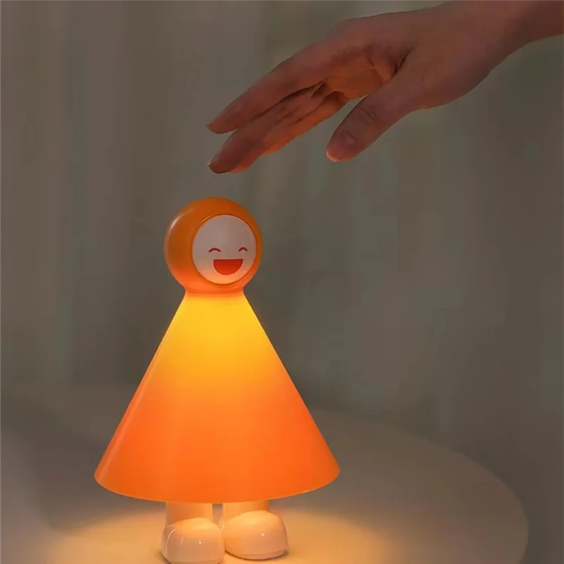 

A02M-Cute Night Light,Rechargeable Small Desk Lamp With Soft Light, Ideal For Room Decor And Atmosphere Enhancement