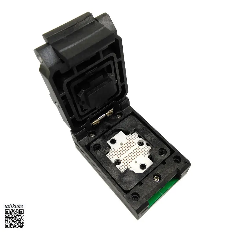BGA Test Socket BGA152/132 to DIP48 Flip Probe Test Socket FLASH Chip Flash Burning Socket