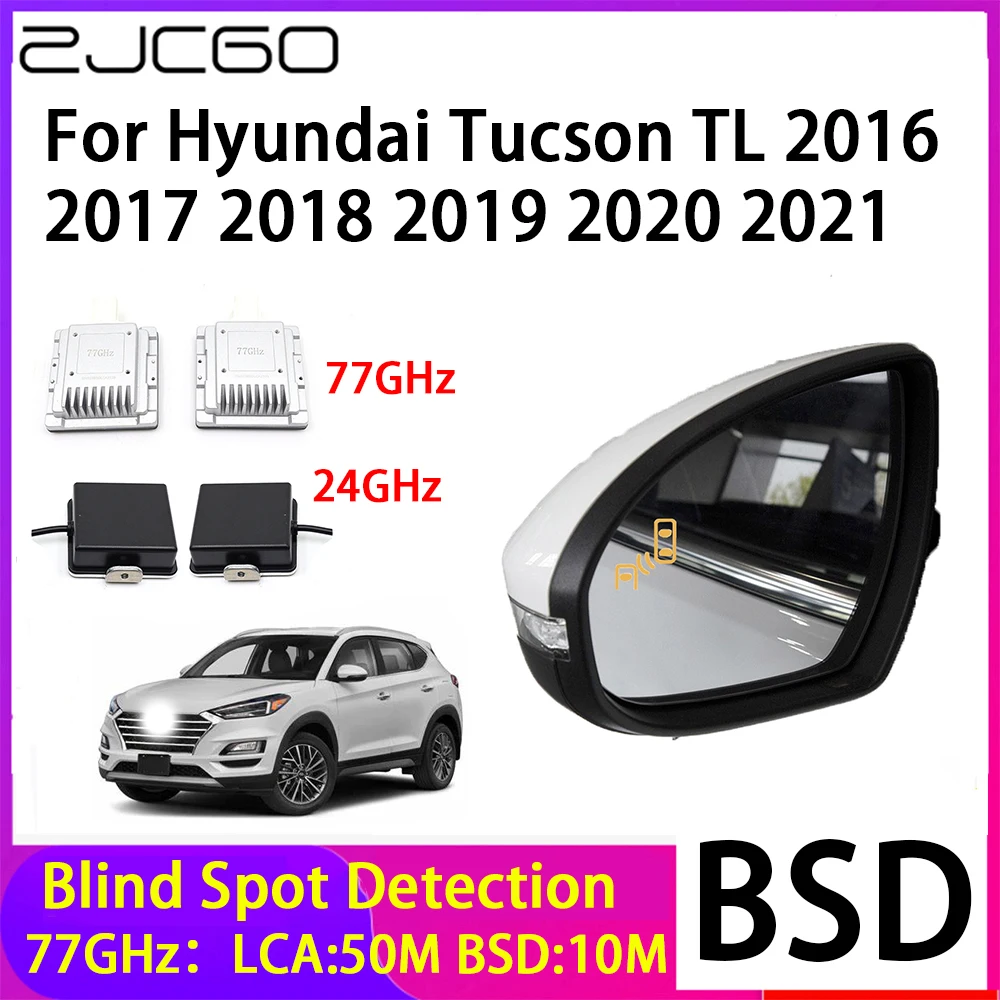 ZJCGO Car Blind Spot Detection BSD Mirror Rear Radar Detection System for Hyundai Tucson TL 2016 2017 2018 2019 2020 2021