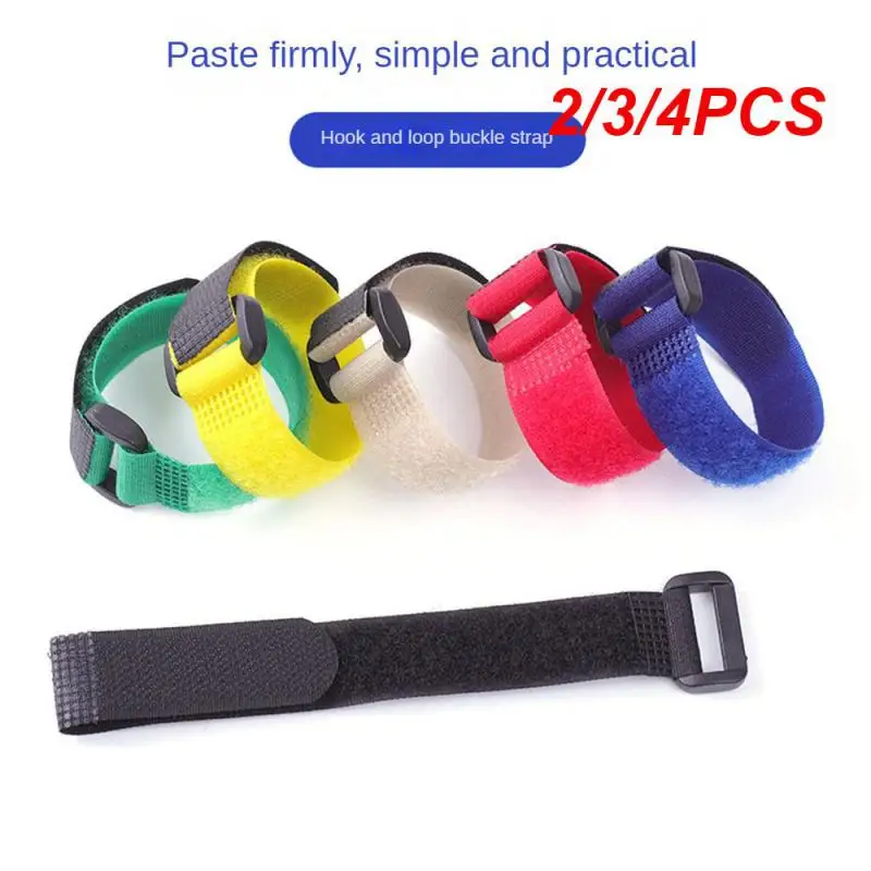 2/3/4PCS Strap Convenient Reusable Cable Management Efficient Reusable Wire Management Home Textile Tie Strap Adjustable