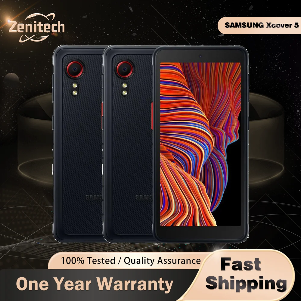 هاتف Samsung Galaxy Xcover 5 G525F G525N 4G بشريحتين فردي/مزدوج بشريحتين 5.3 بوصة وذاكرة وصول عشوائي 4 جيجابايت وذاكرة قراءة فقط 64 جيجابايت NFC ثماني النواة #1