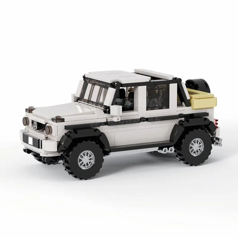 G63 6x6 Pickup Truck G650 Landaulet Building Blocks SUV Off-road Racing Vehicle Model Bricks Toys Gifts For Kids Boys ornament