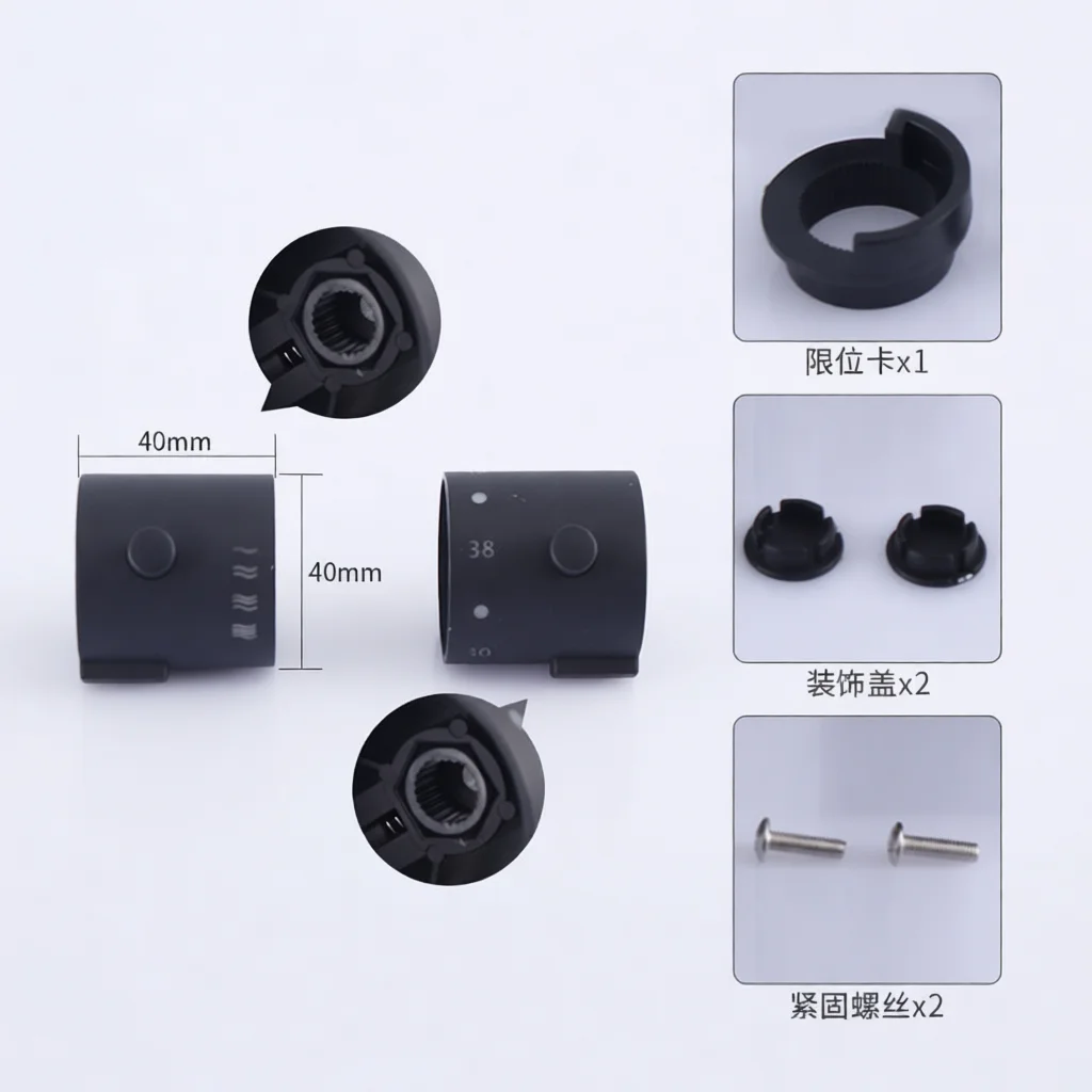 Replacement Control Handle For Faucet Electroplated Plastic Knob Universal Tap Part Bathroom Sink Plumbing Fitting