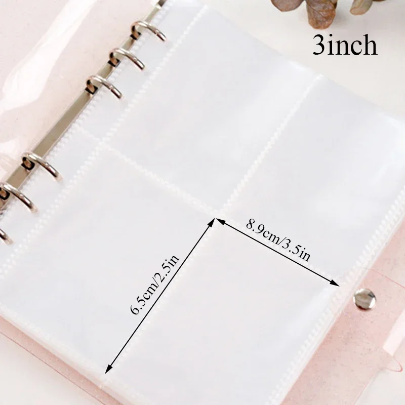 100/200 Pockets Laser Photo Album PVC Photocard Binder Card Holder Jelly Color Star Album for Mini Instax Name Card 3/5inch