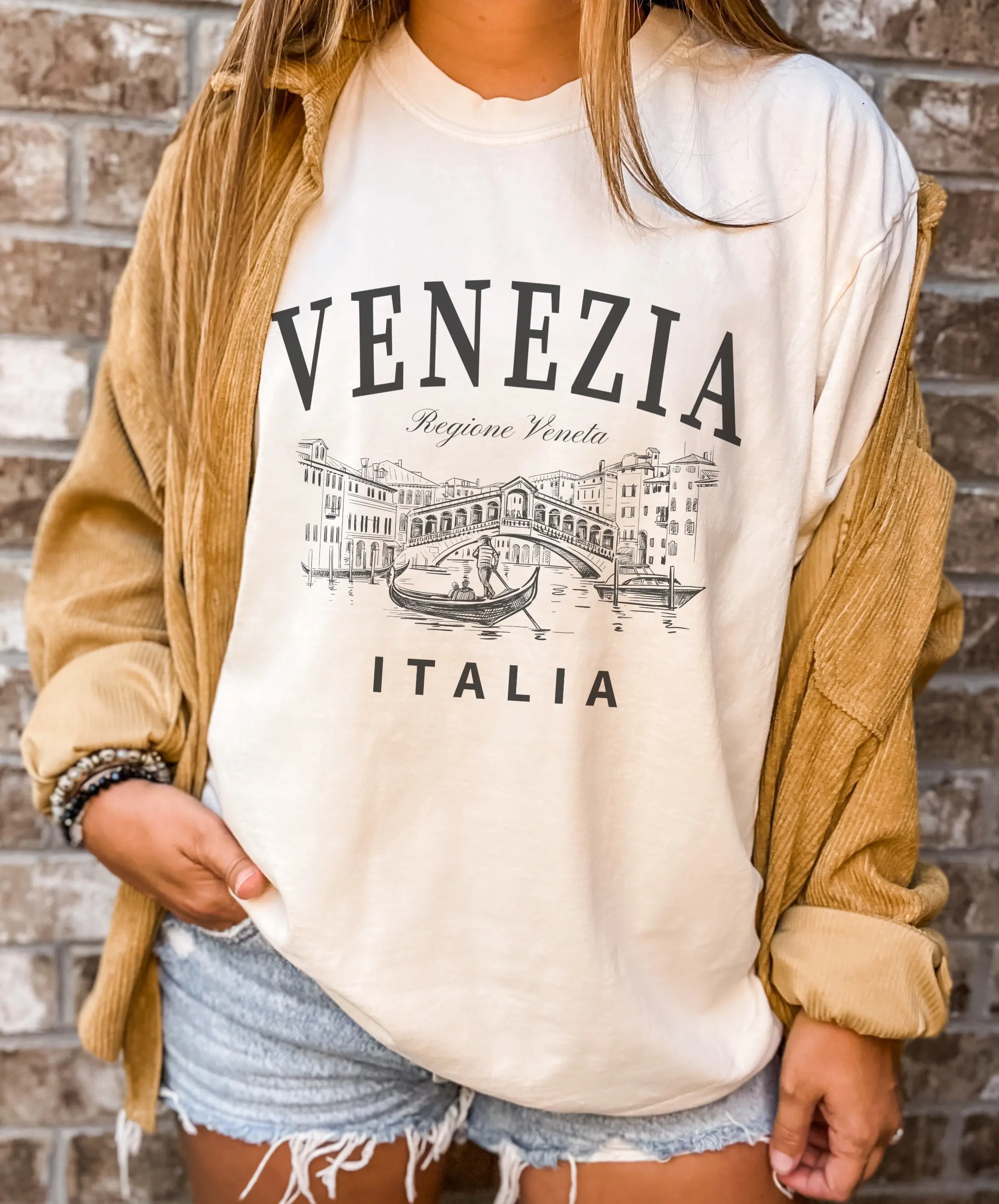 Venice Italy T Shirt Venezia Italia Cotton Comfort Colors