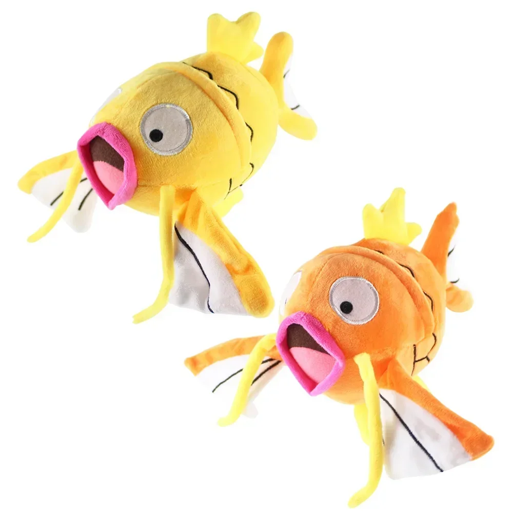 10pcs/lot  Golden orange Magikarp Plush 18cm Toys Doll Soft Stuffed Animals  Birthday Christmas Gift