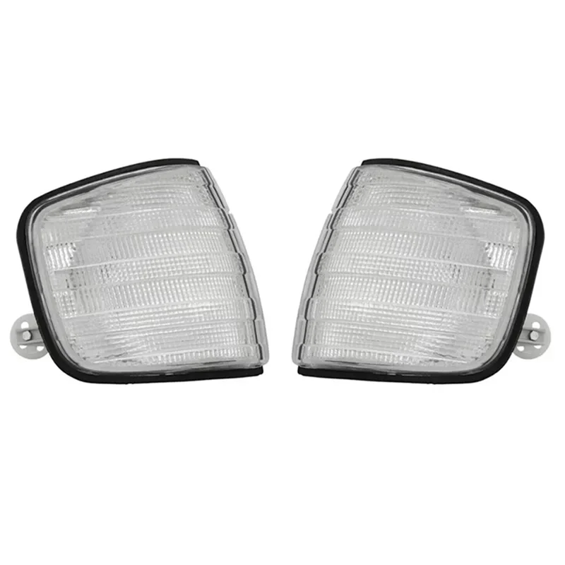 

AU05 -For Mercedes Benz S-Class W126 1981-1991 1Pair Turn Signal Corner Light Shell Side Parking Lamp