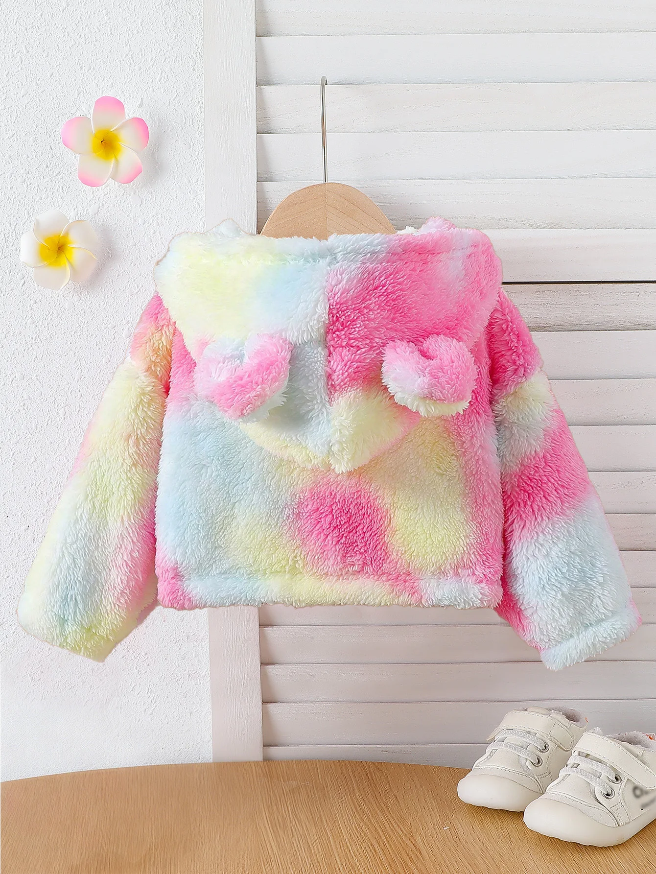 “Cute Bear-Ear Coat for Baby Girls: Warm Autumn/Winter Outerwear (Valentine’s/Birthday Gift) – Perfect for Daily Outings”