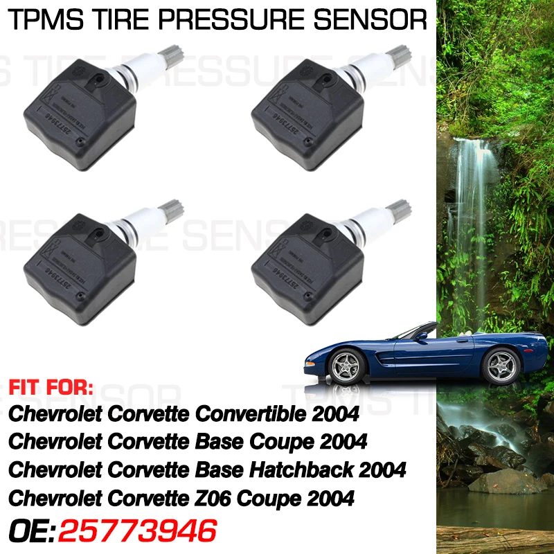 25773946 For Chevrolet Corvette Convertible Corvette Base Coupe Corvette Base Hatch 2004 315MHz Tire Pressure Monitoring Sensor