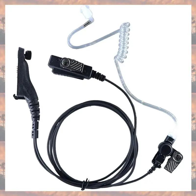 N75R-2X Earpiece Acoustic Tube Radio Ear Piece Two Way Headset With Mic For Motorola APX6000 APX4000 APX7000