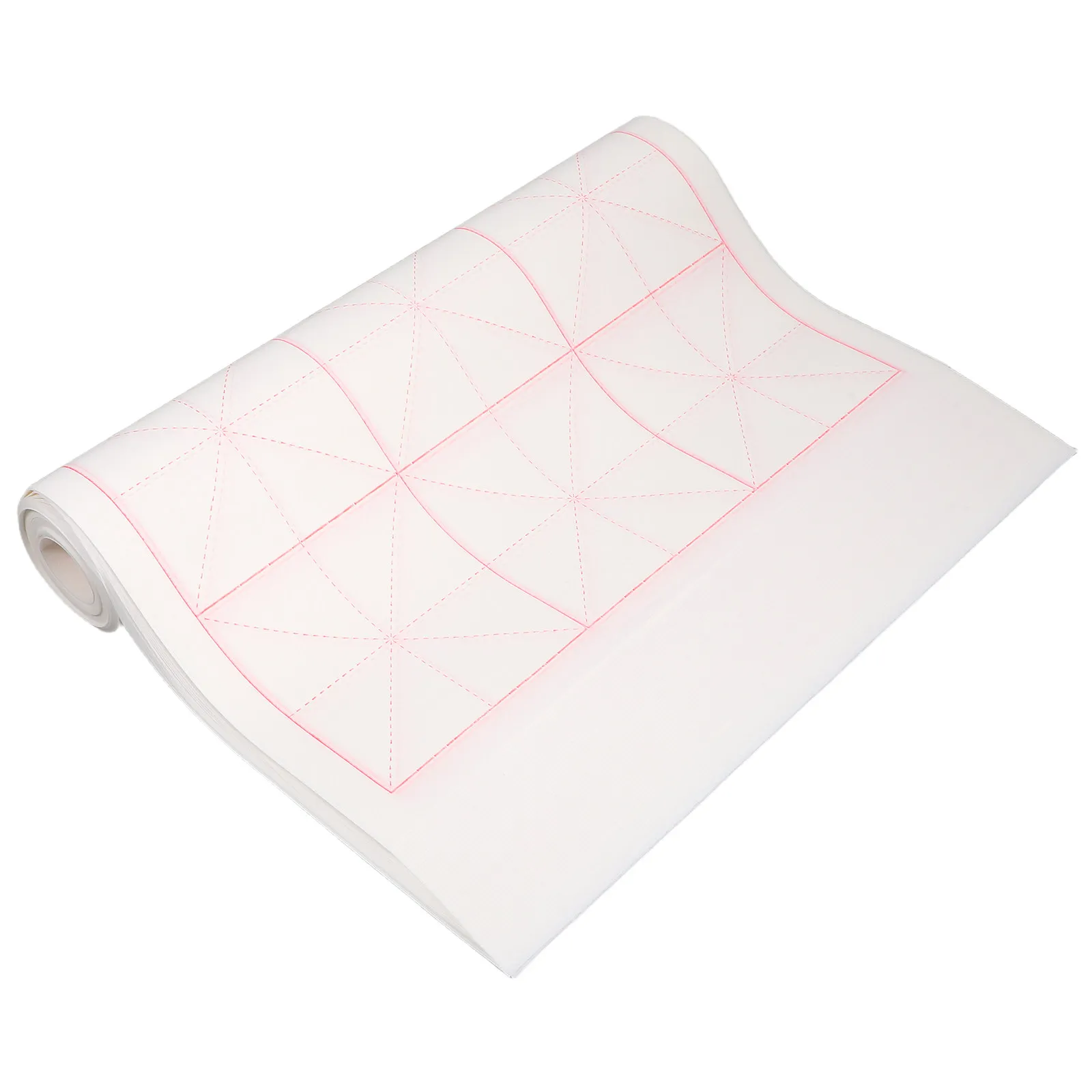 50Pcs Semi-Absorbent Chinese Xuan Paper 10Cm Grid Bamboo Pulp for Calligraphy Painting Writing Practice Sumi Rice Paper