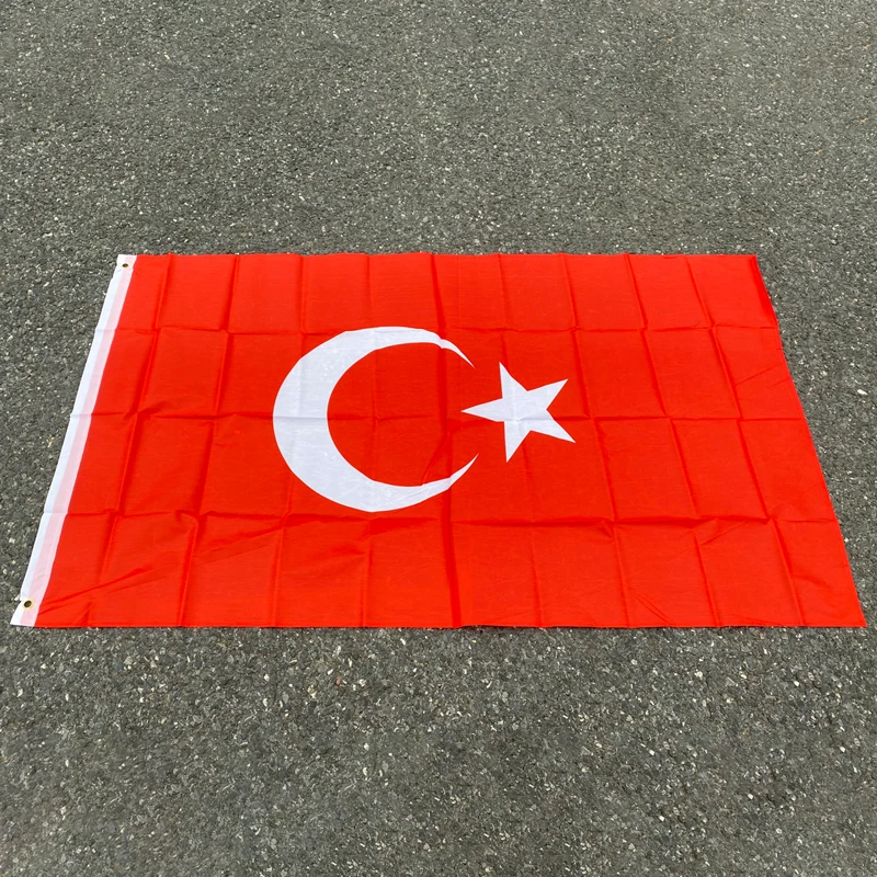 aerlxembrae  flag TURKEY FLAG 3FT X 5FT FLAGS TURKISH 90x150cm Hanging National flag Turkey