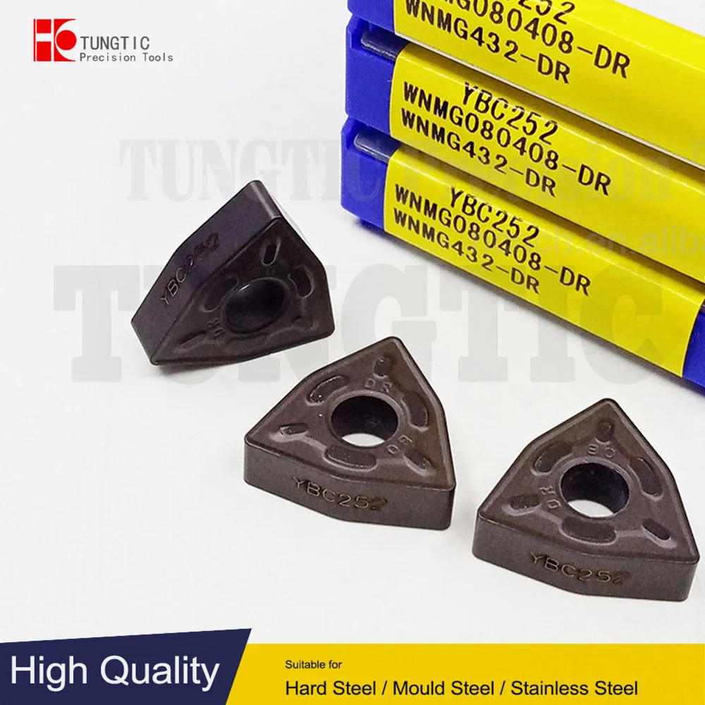 

TUNGTIC WNMG 080408-DR WNMG080408-DR Turning Inserts Carbide Cutter For Cast Iron