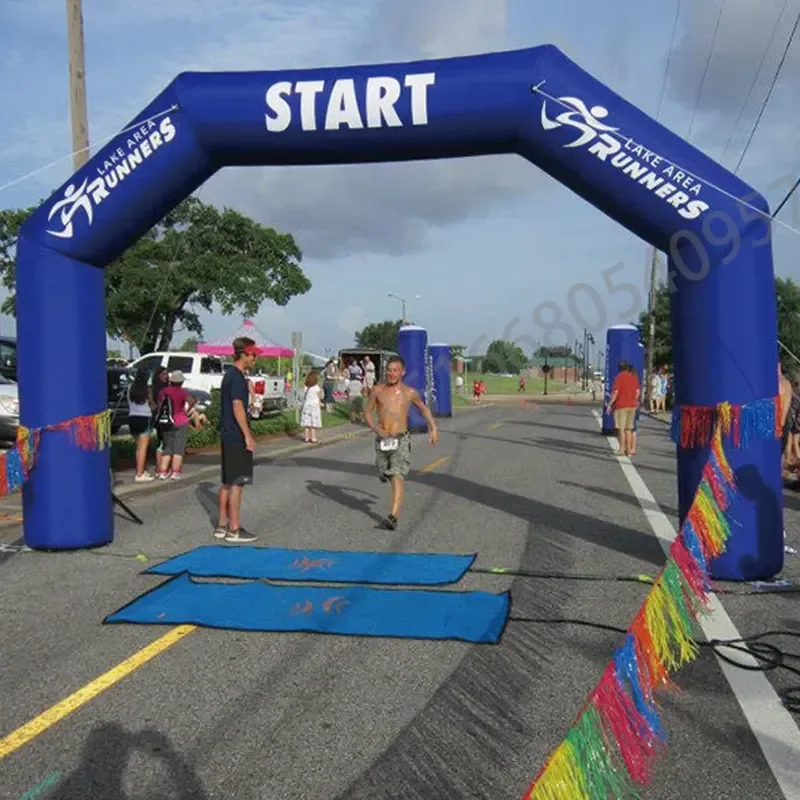 Customized Inflatable Start and Finish Line Arches/inflatable Sport Arch Gate for Sale