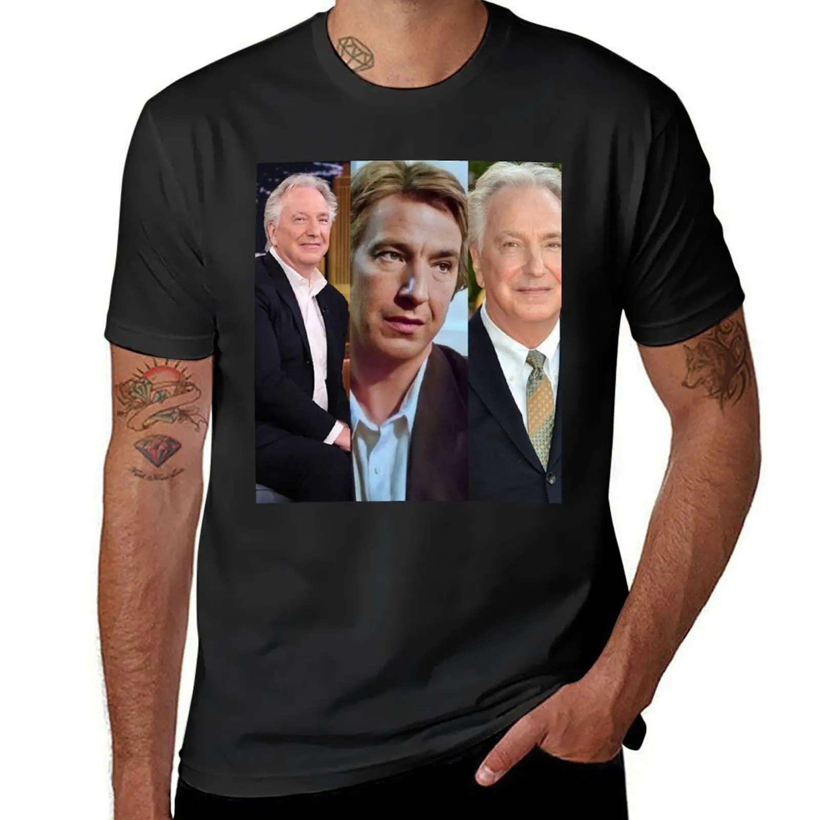 

Alan Rickman collage T-shirt plus size tops oversized cute tops mens champion t shirts