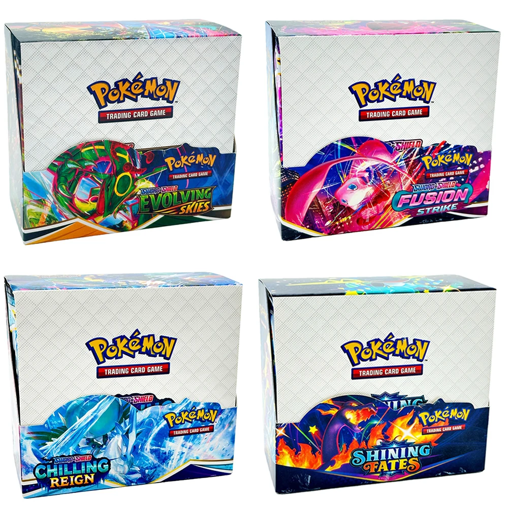 Karty Pokémon TCG: 324 szt. Obsidian Flames Scarlet & Violet Booster Box 36 Paczek Rare Booster Pack Kolekcjonerskie Karty Zabawki Prezenty