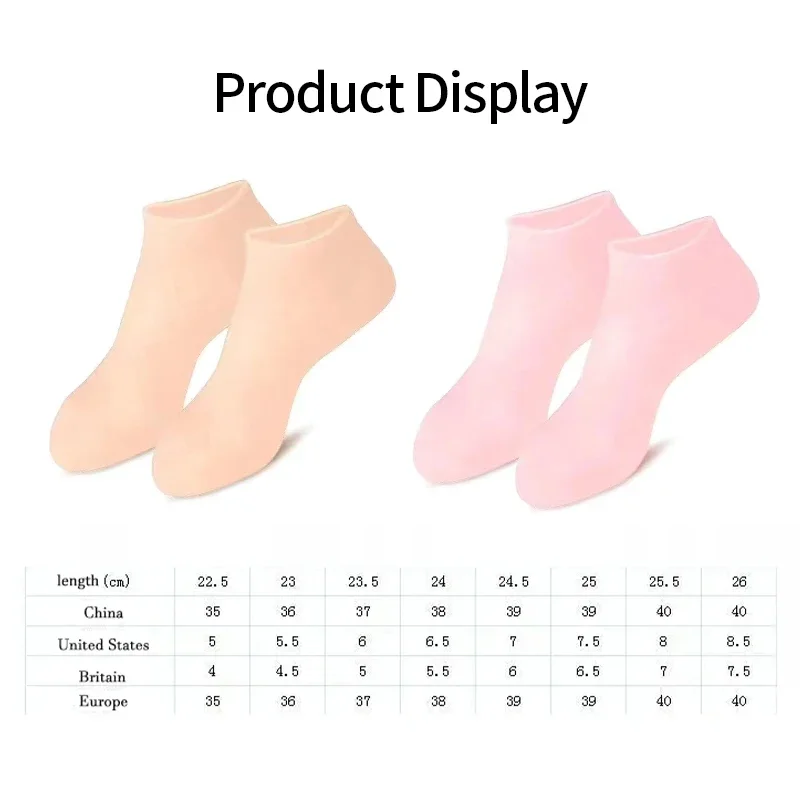 Fuß-und Handpflege socken Handschuhe Anti-Trocken-Cracking Dead Skin Removal Protector Schmerz linderung feuchtigkeit spendende Füße Silikon gel