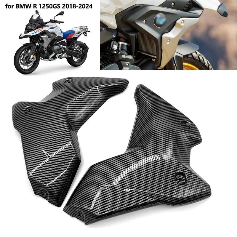 Front Radiator Guard Frame Side Panel Fairing Cover Fit for BMW R 1250GS R 1200 R 1200 GS 2018 2019 2020 2021 2022 2023 R1250 GS