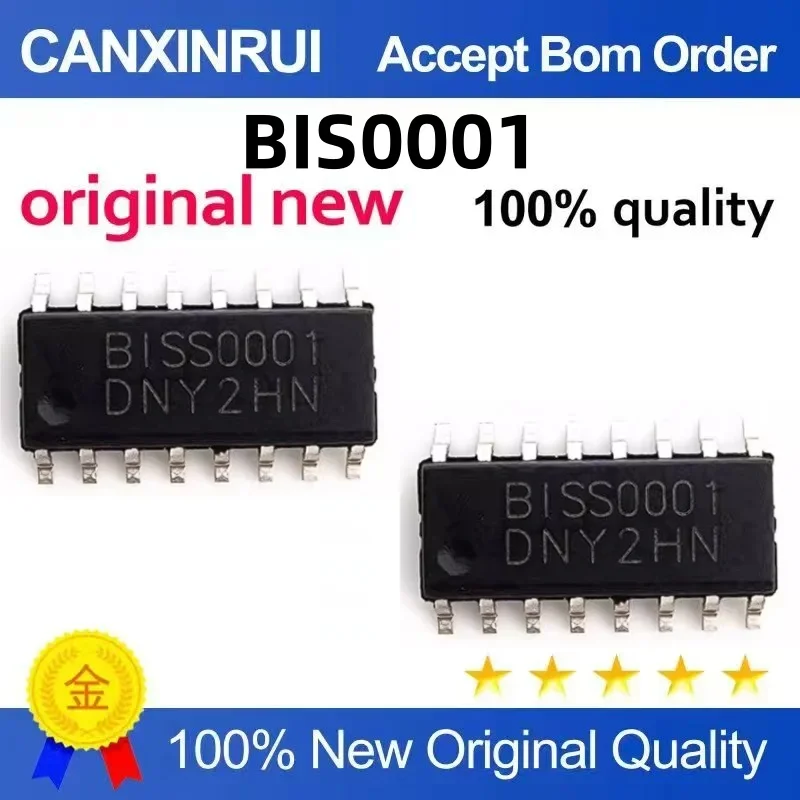 (5-100 pieces) Brand new BIS0001 BISS0001 SOP16 patch human infrared alarm chip IC