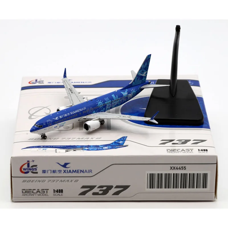 

XX4455 Alloy Collectible Plane Gift JC Wings 1:400 Xiamen Airlines "Skyteam" Boeing B737-800 Diecast Aircraft Jet Model B-20CP