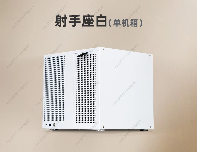 Sagittarius 8-Positionen NAS-Gehäuse mit Rückwandplatine, ATX-Netzteil, MATX, Full-Height PCIe, AIO-Speicher, UNRAID – Detail 5