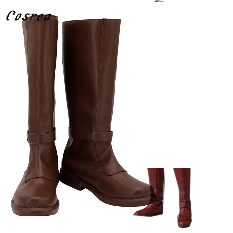 Zapatos de estrella de película para hombre y mujer, botas de Cosplay para adultos, Obi, zapatos largos para Halloween, fiesta de Carnaval