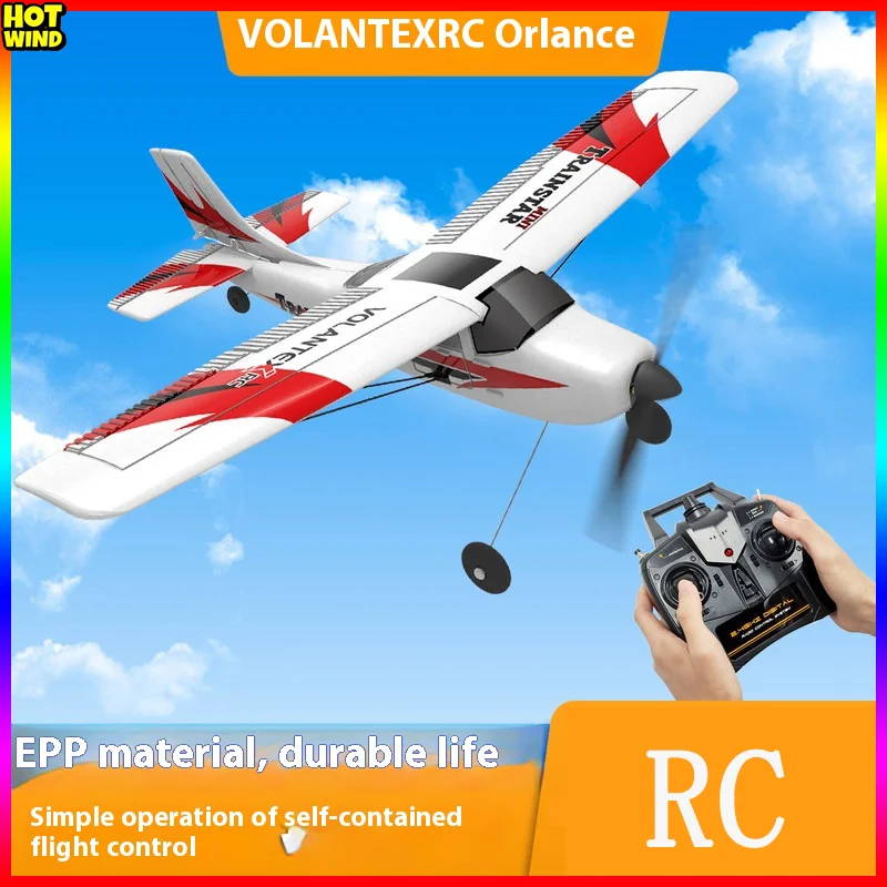 

Olanz Entry-level 3-channel Cessna Remote-controlled Aircraft Small Model Fixed Wing Flight Control Trainer Rc Plane Toy