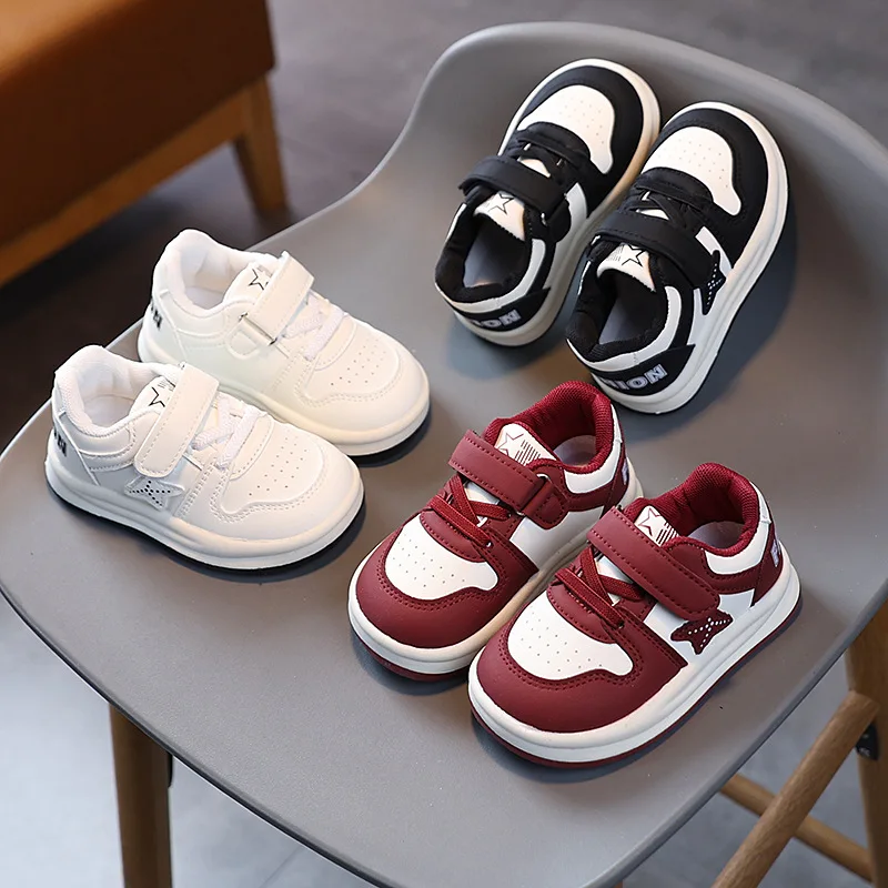 

Boys Shoes Girls Shoes Fashion and Comfortable 2025 New Spring and Autumn Girls Autumn Skate Shoes Boys Baby Children Shoes Tide