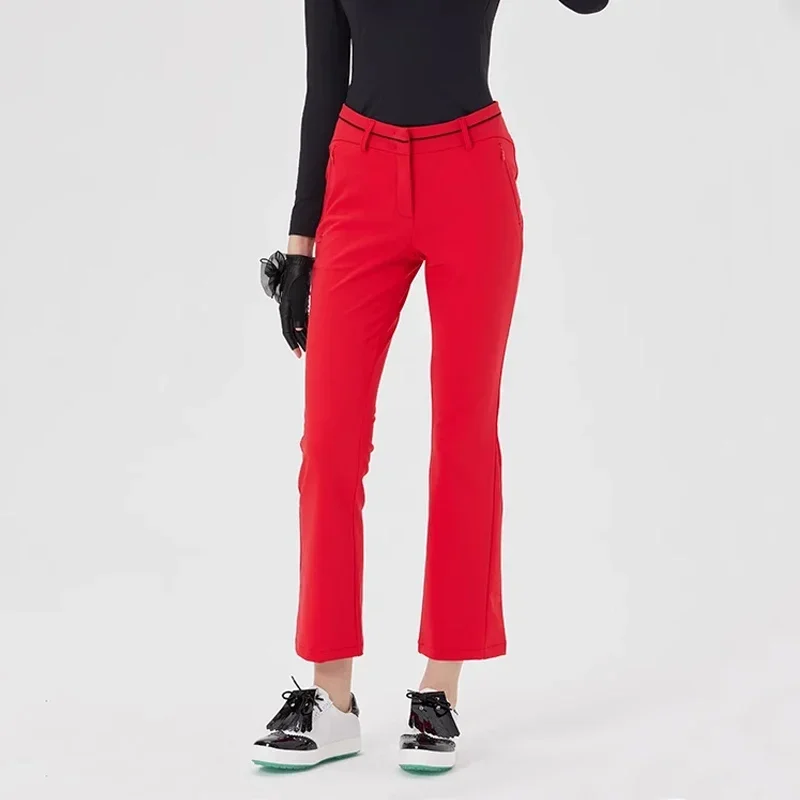 2024BG New Golf Pants Women Slim Sports Straight Leg Long Pants Female Quick-dry Comfortable High Waist Golf Trousers