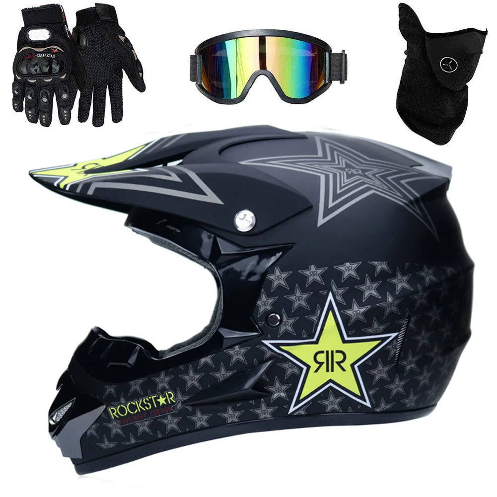 casco-fuoristrada-per-corse-di-mountain-bike-design-integrale-include-set-da-tre-pezzi