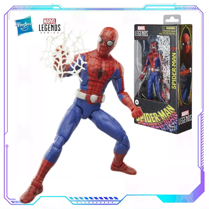 hasbro-marvel-legends-1977-classic-tv-series-spider-man-6-inch-action-anime-figure-articulated-model-toy-collection-gift