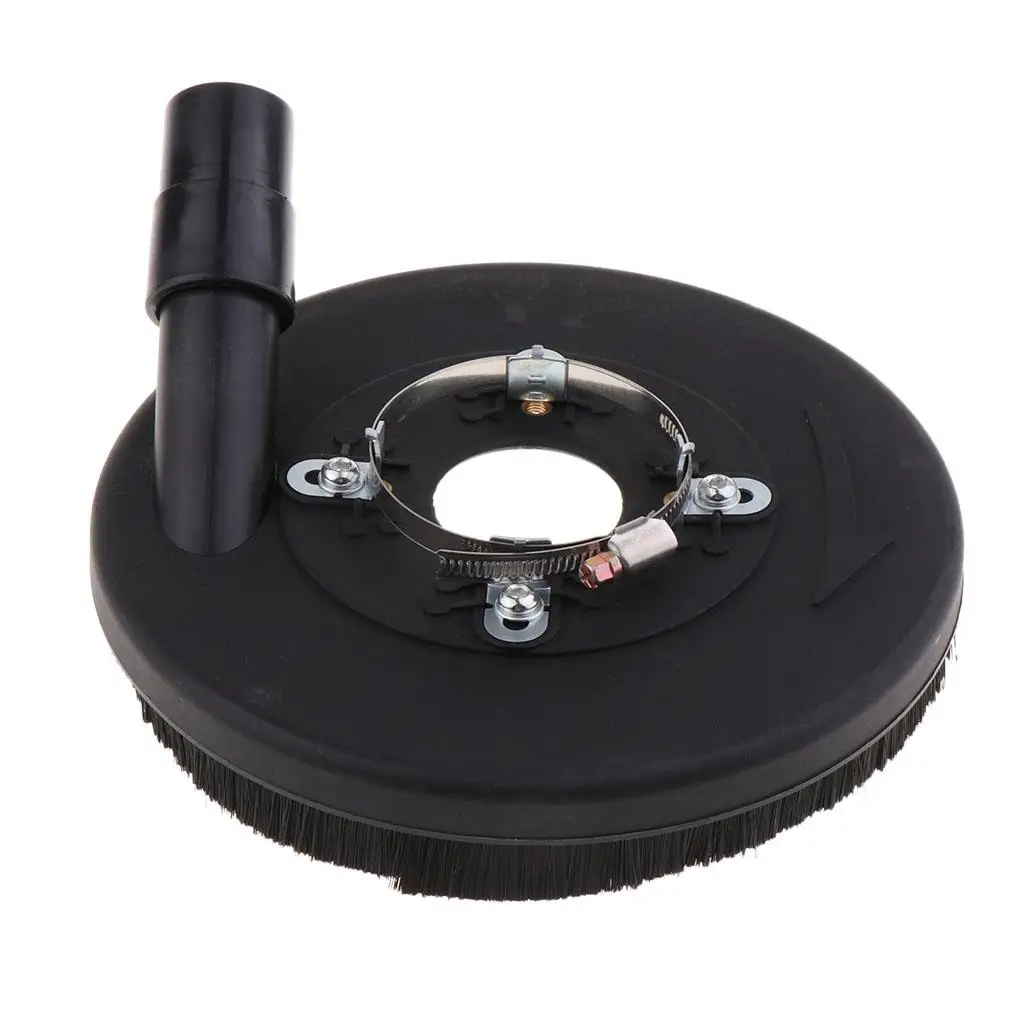 

Black Universal Dust Control Attachment for Grinders, 7", Black, - Fits Most