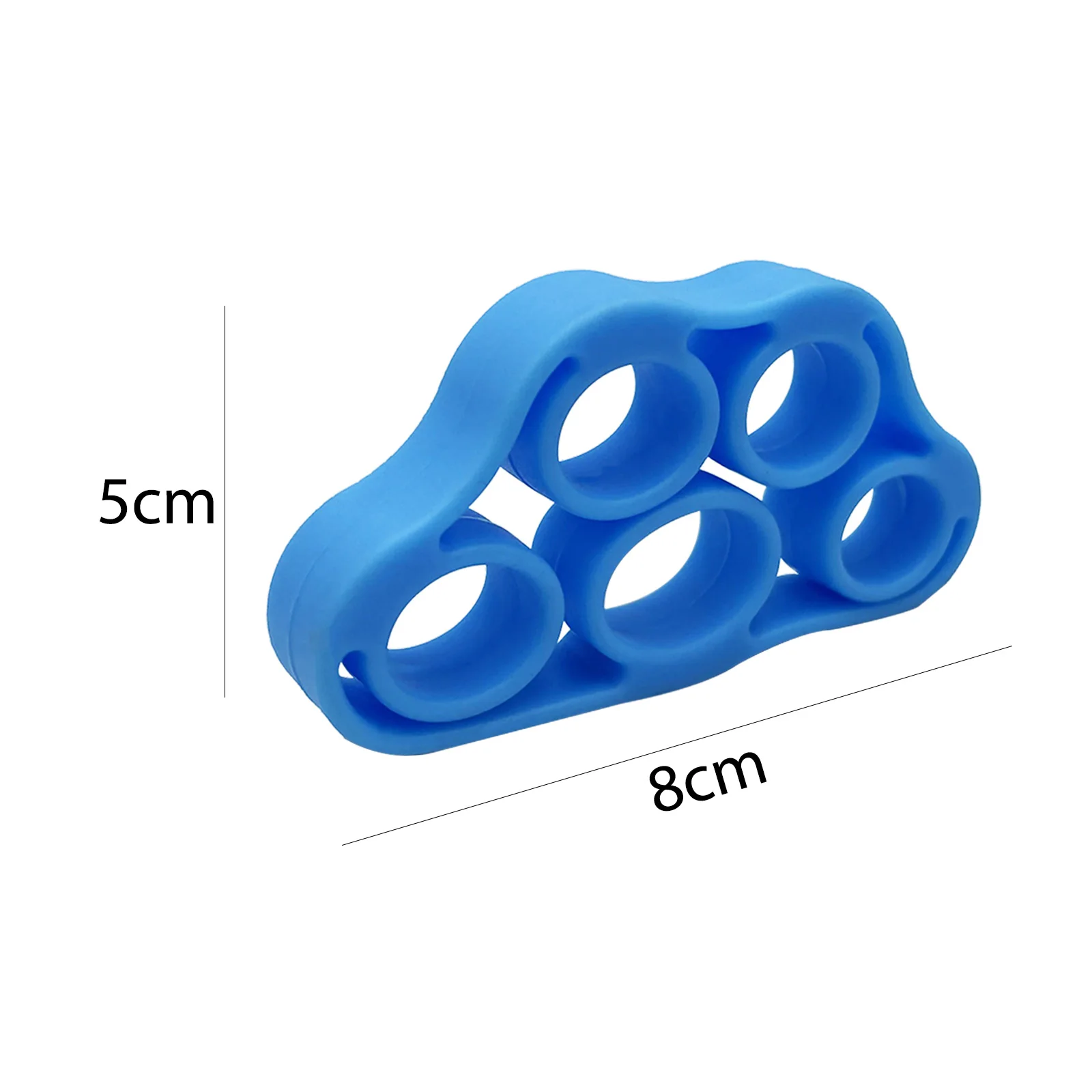3pcs Finger Grips Pull Rings Soft Elastic Silicone Finger Tension Ring Wrist Rehabilitation Washable for Men Women Home Use image 5