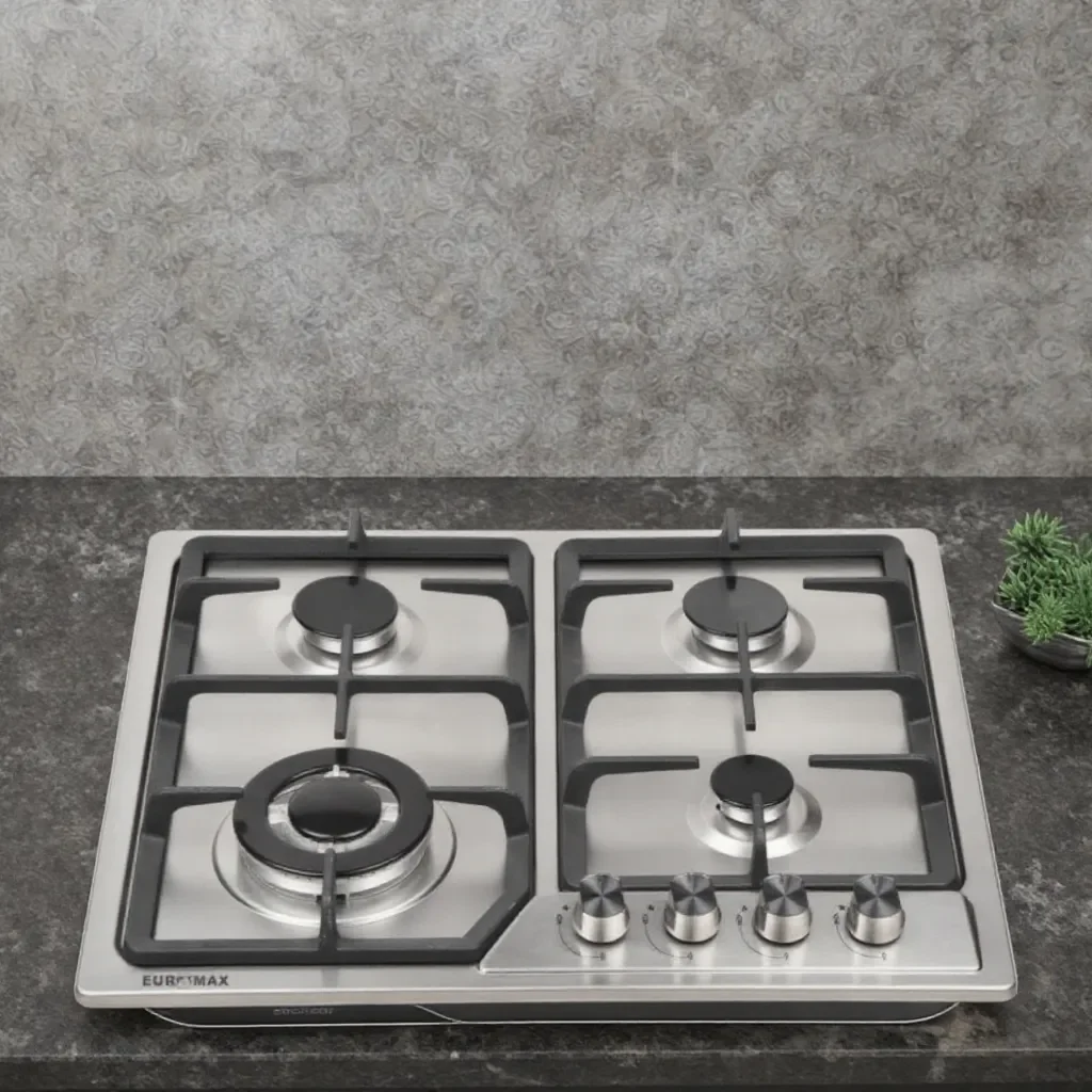 

China wholesale gas cooker modern novel design built-in gas cooker stainless steel four burner