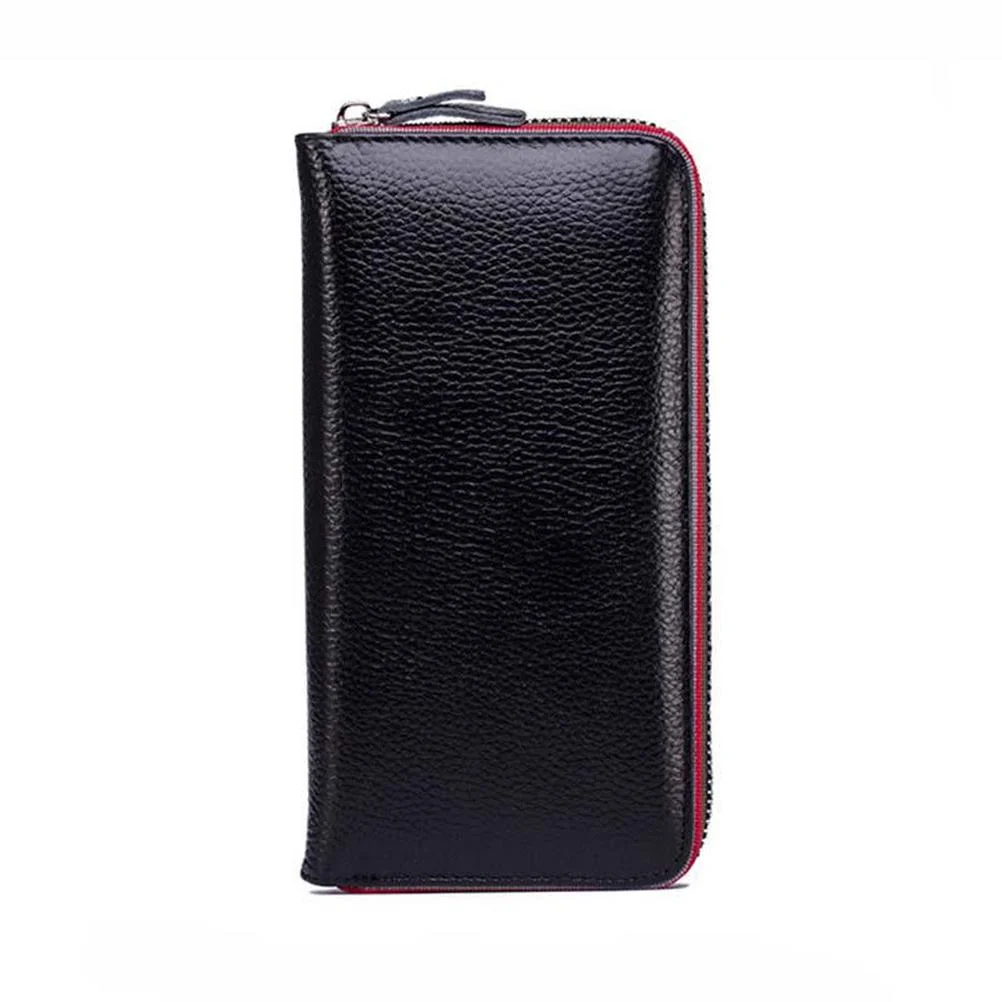Genuine Leather Wallet Women 2023 NEW RFID Protection Women Wallet with Credit Card Holder Ladies Luxury Wallet Bag