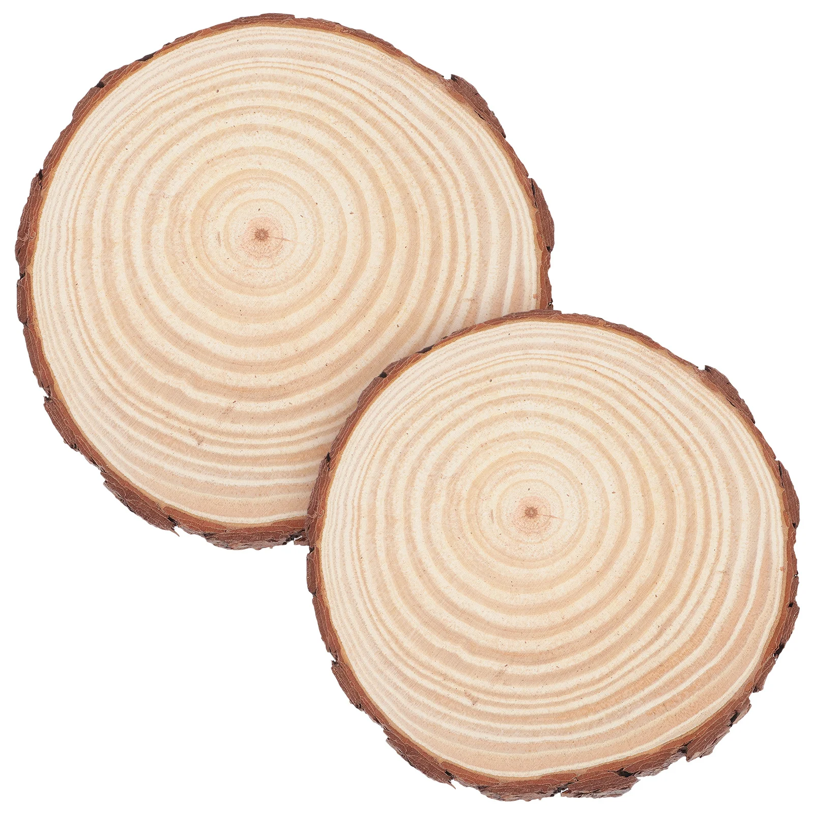 

2Pcs Garden Stepping Stones Wood Durable Outdoor Logs for Walkway Patio Lawn Decor Garden Stepping Stones Outdoor Walkway